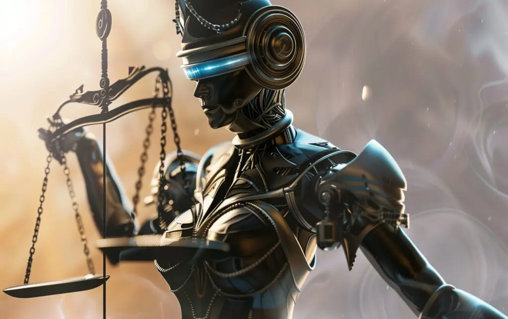 Ein Roboter als Richter.