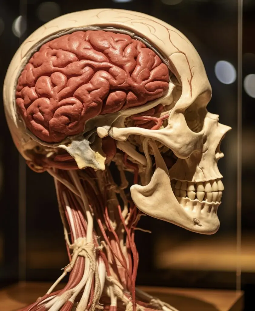 Abbildung eines menschlichen Gehirns.