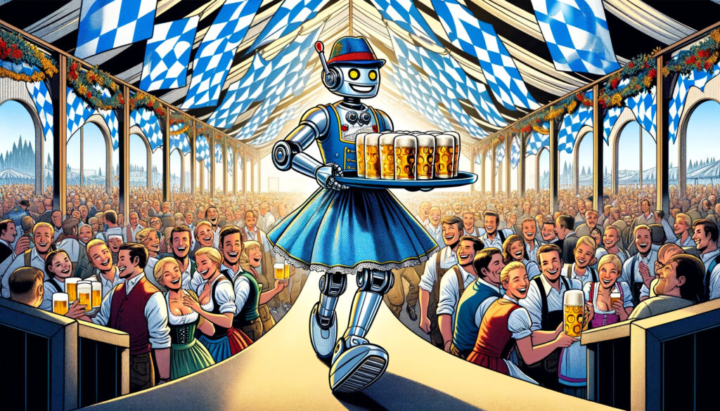 German-robot-serving-beer